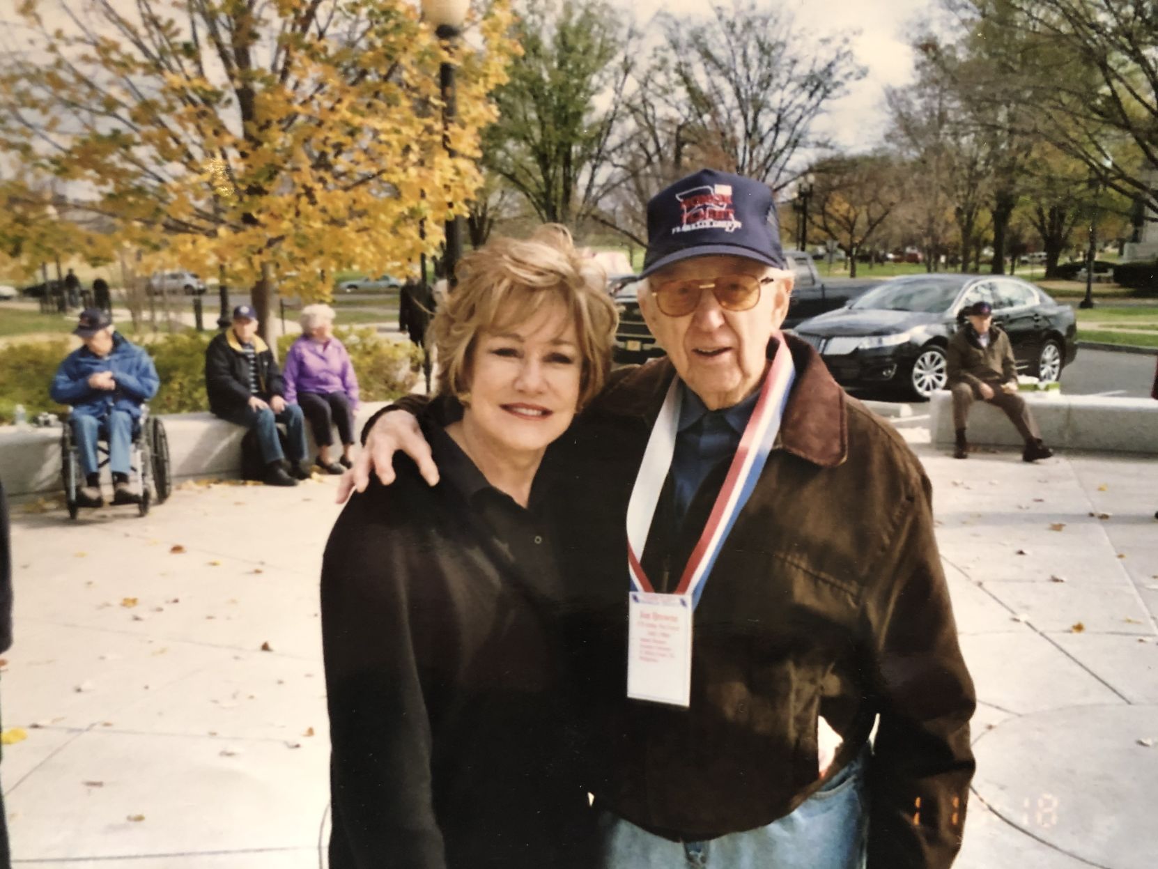 Jon Browne with former Senator Elizabeth Dole in Washington, D.C.